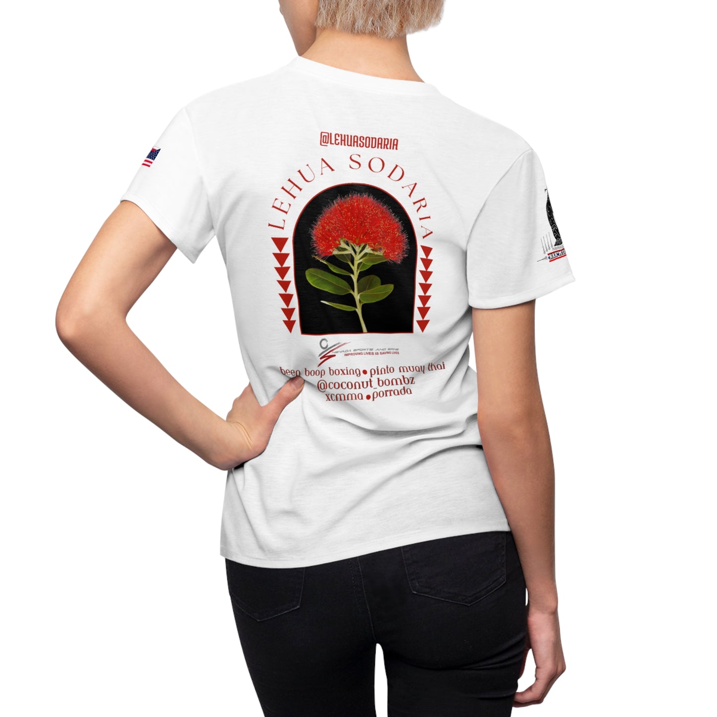 Lehua Sodaria - V2 Premium Women's Tee (White)