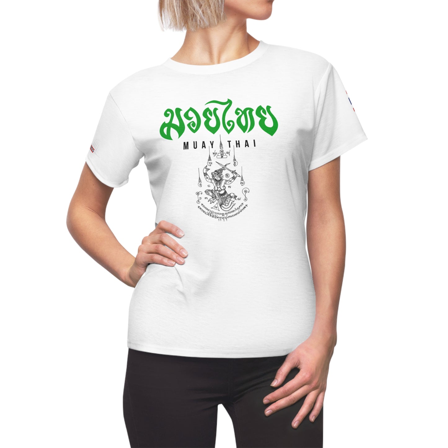 Hanuman 2.0 - Premium Women's Tee (Green/Black)