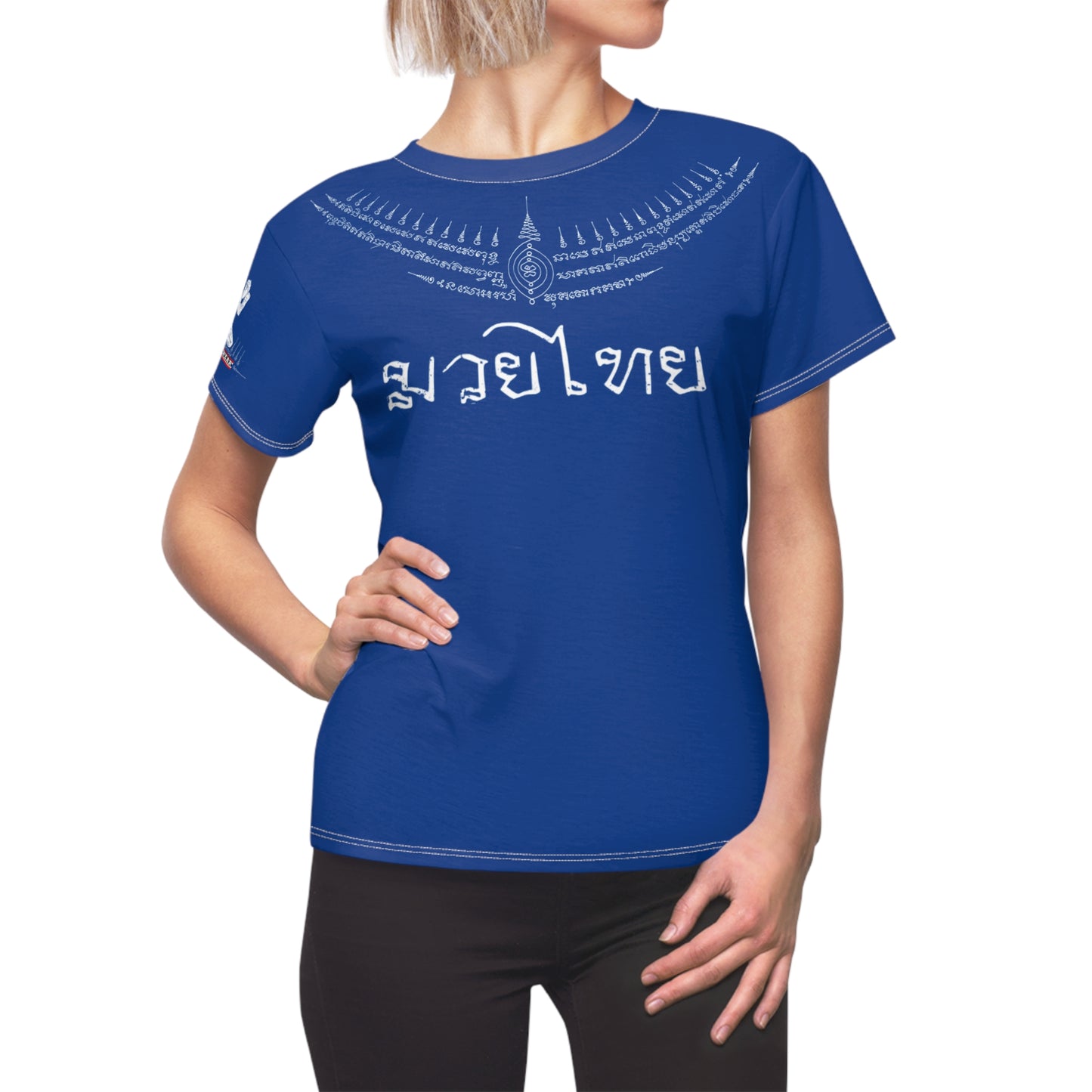 Paed Tidt Sak Yant - Premium Women's Tee (Blue)