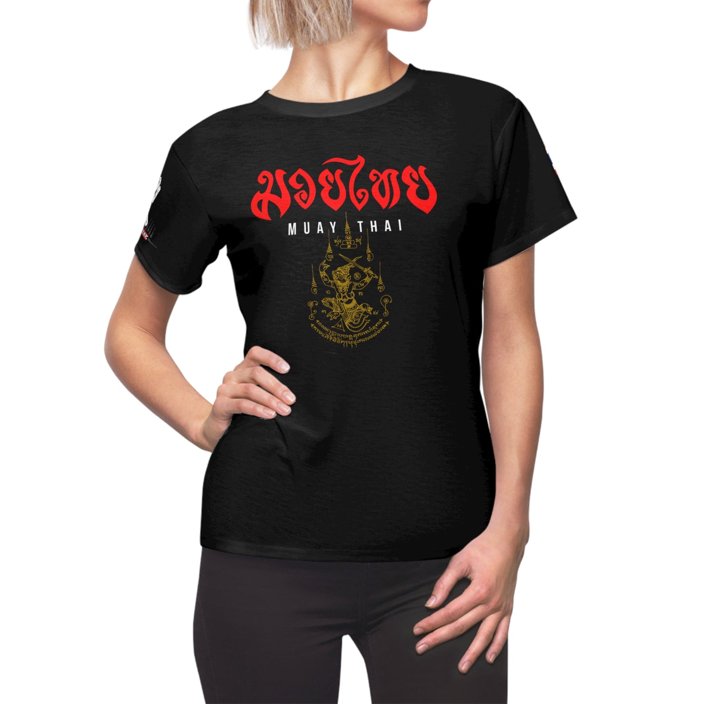 Hanuman 2.0 - Premium Women's Tee (Red/Gold)