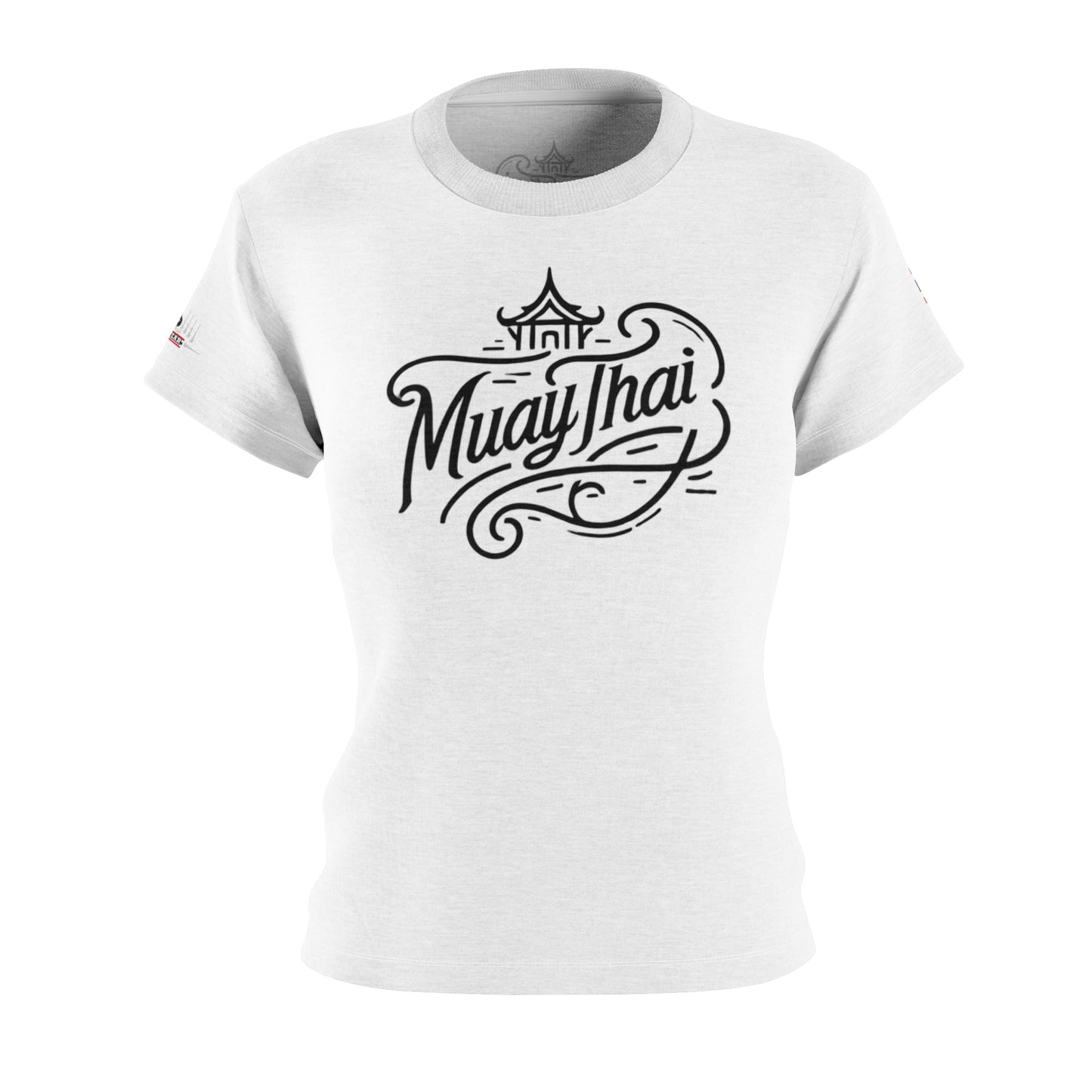 Muay Thai Signature - Premium Women's Tee (White)