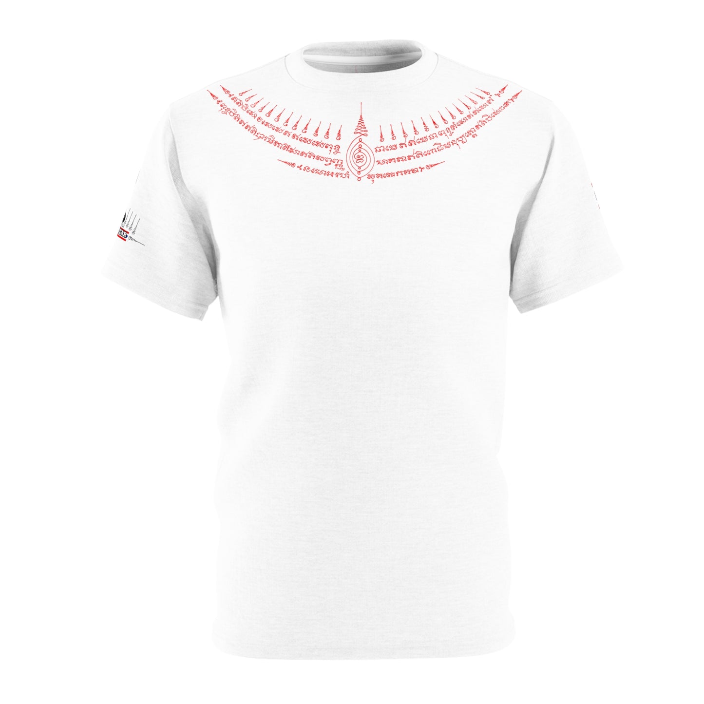 Double Dragon Sak Yant - Premium Tee (White/Red)