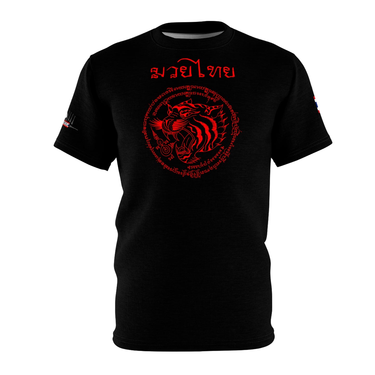 Twin Tigers Sak Yant - Premium Tee (Black/Red)