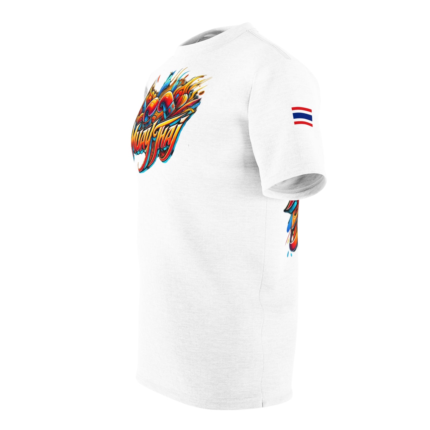 Muay Thai Fury - Premium Tee (White)