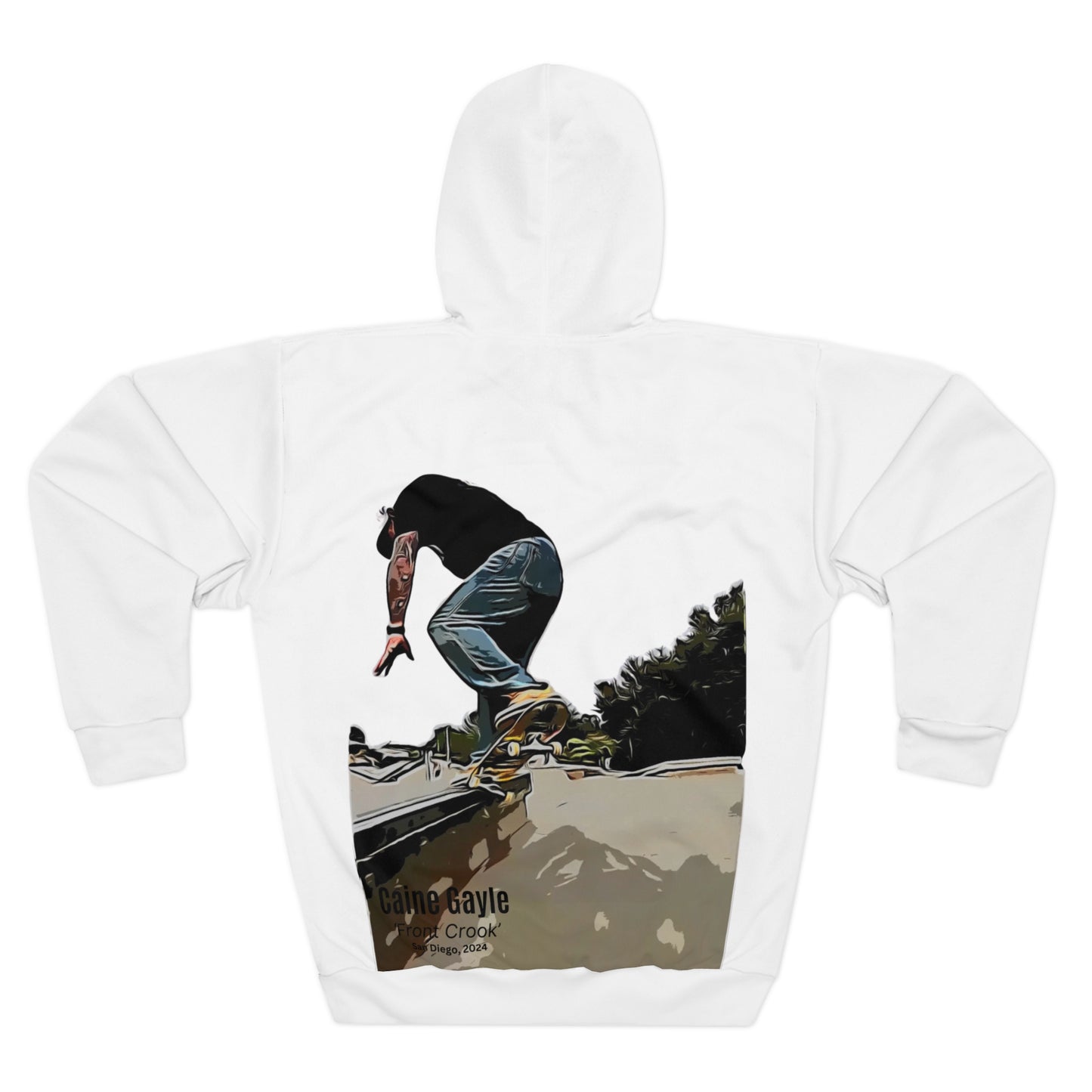 Caine Gayle - Premium Hoodie (White)