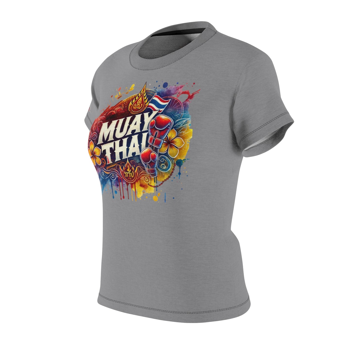 Essence of Muay Thai - Premium Women's Tee (GRAY)