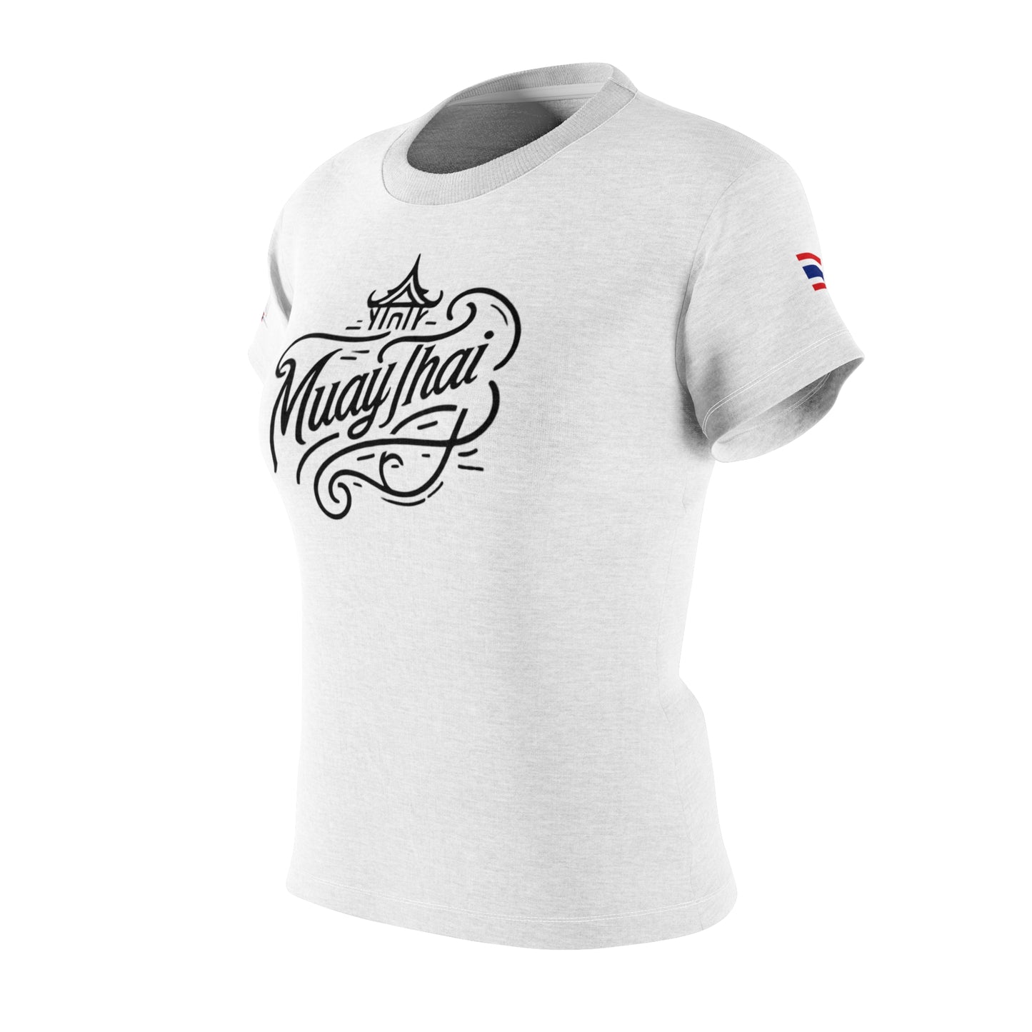 Muay Thai Signature - Premium Women's Tee (White)