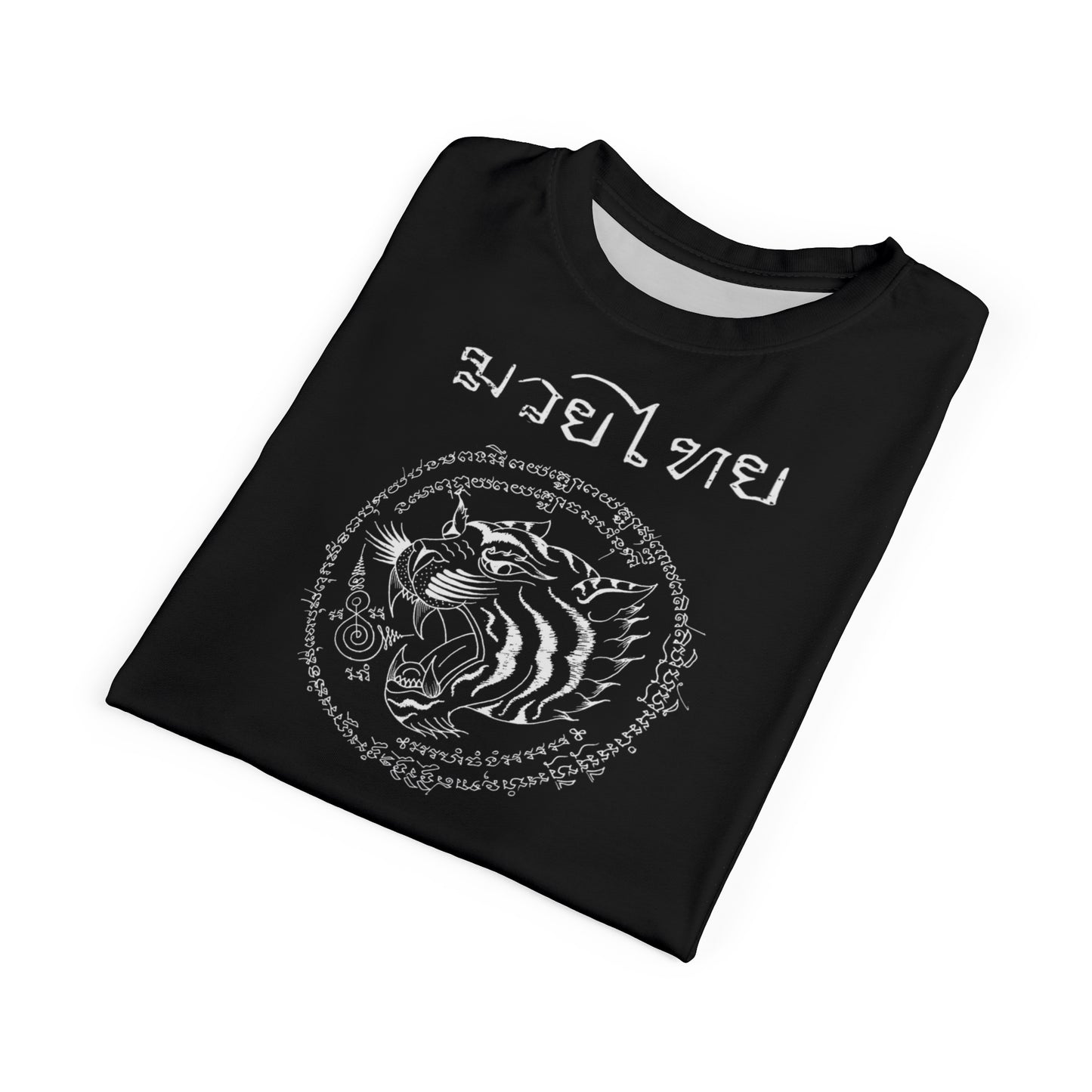 Twin Tigers Sak Yant - Premium Tee (Black/White)