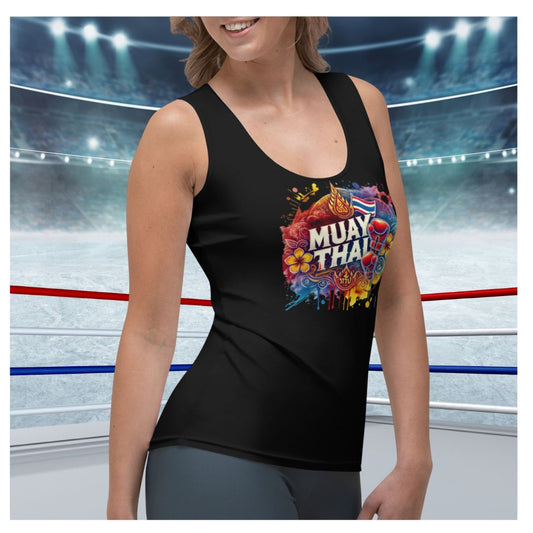 Essence of Muay Thai - Premium Women's Tank (Black)