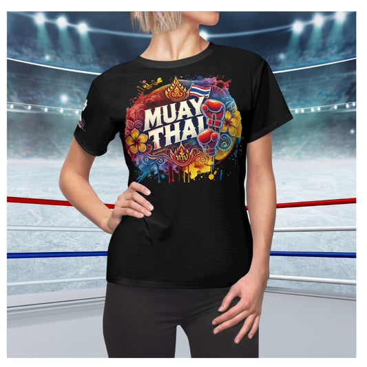 Essence of Muay Thai - Premium Women's Tee (BLACK)