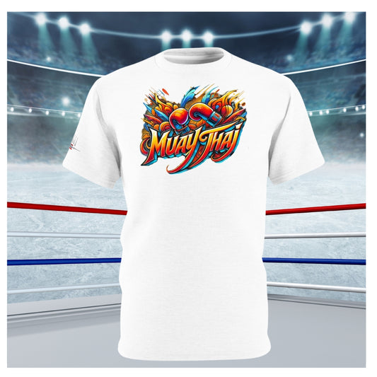 Muay Thai Fury - Premium Tee (White)