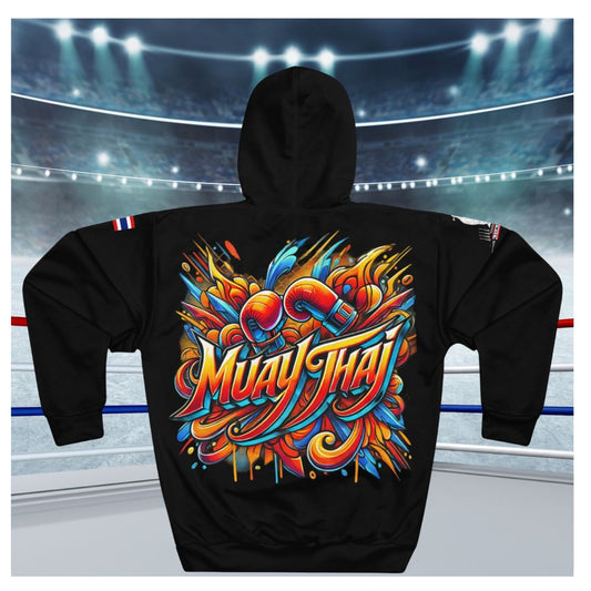 Muay Thai Fury - Premium Hoodie (Black)