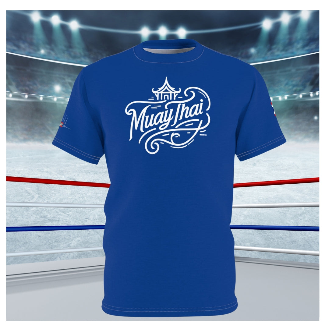 Muay Thai Signature - Premium Tee (Blue)