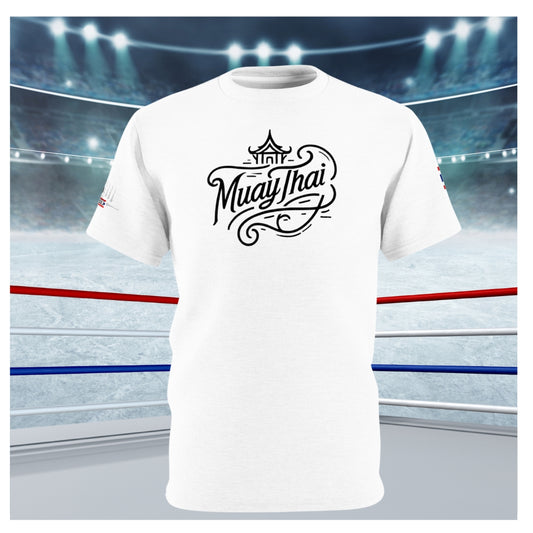 Muay Thai Signature - Premium Tee (White)