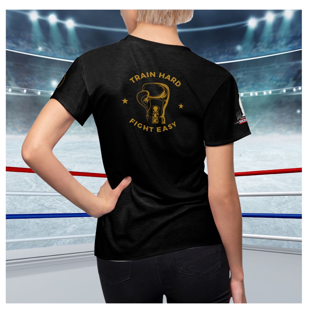 "Train Hard Fight Easy" Premium Women's Tee