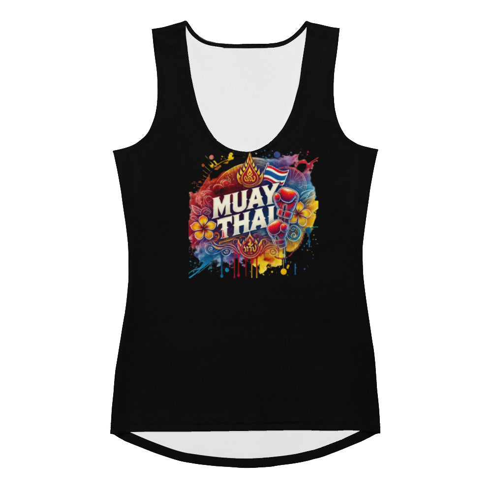 Essence of Muay Thai - Premium Women's Tank (Black)