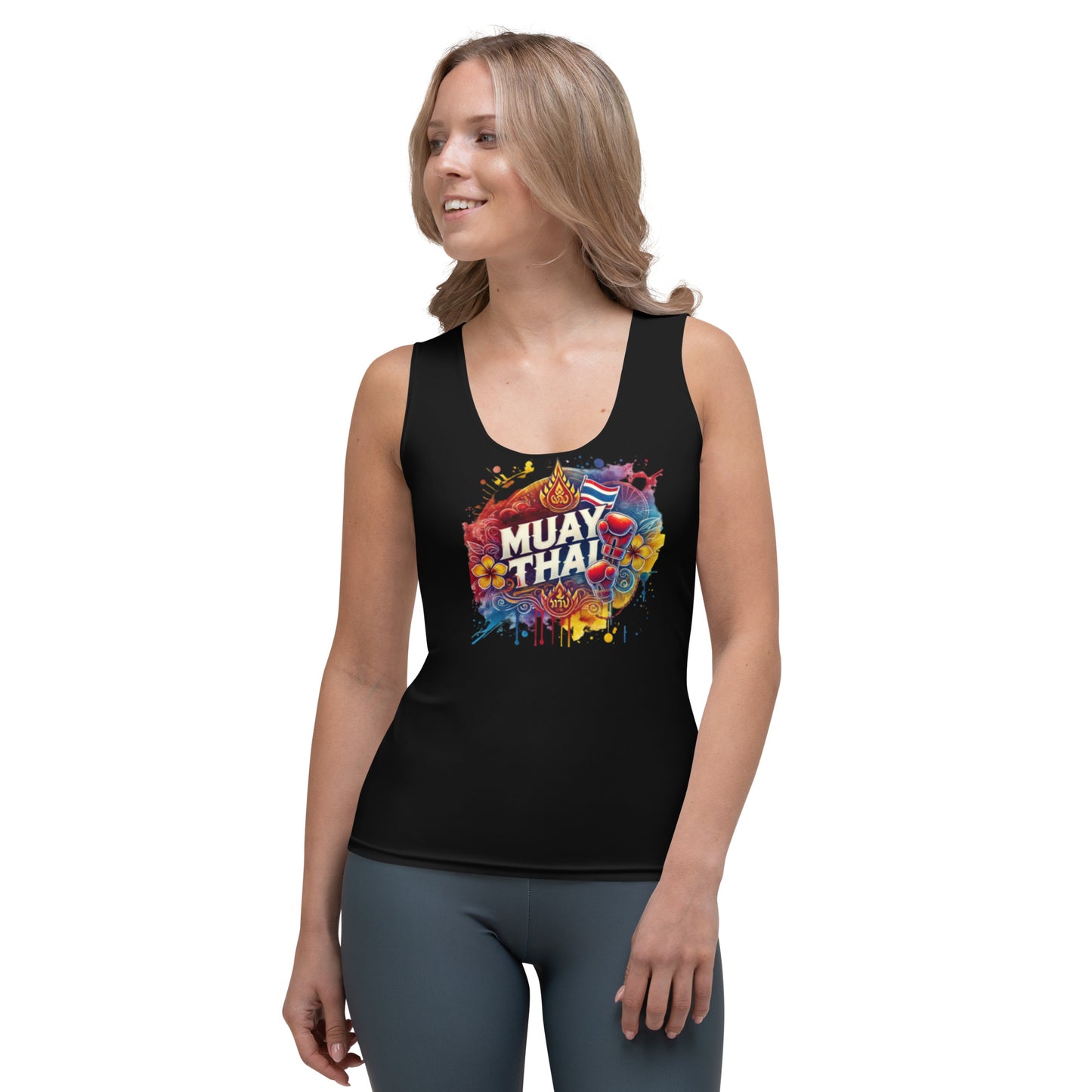 Essence of Muay Thai - Premium Women's Tank (Black)